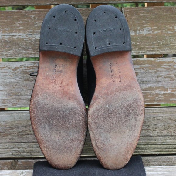 Vtg Dack’s Black Calfskin Cap Toe Oxford, Men's Size 8 E, EUC, Made in Canada - Picture 11 of 12